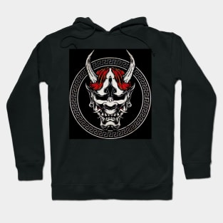 Demon Mask Samurai Japan Hoodie